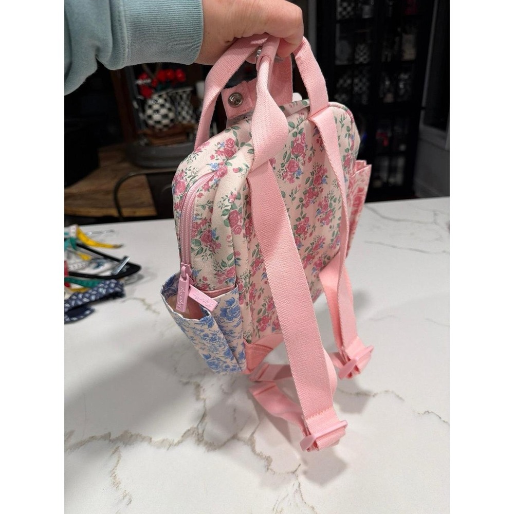 Itzy Ritzy Toddler Backpack Ribbons and Roses nwt - Picture 2 of 2